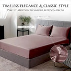 Soft Silk Fitted Sheet Set