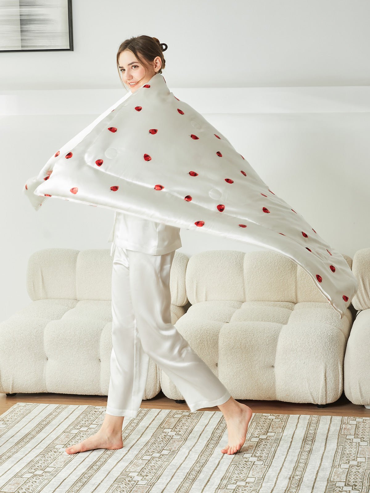 Strawberry Silk Cooling Blanket