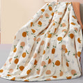 Orange Silk Cooling Blanket
