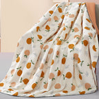 Orange Silk Cooling Blanket