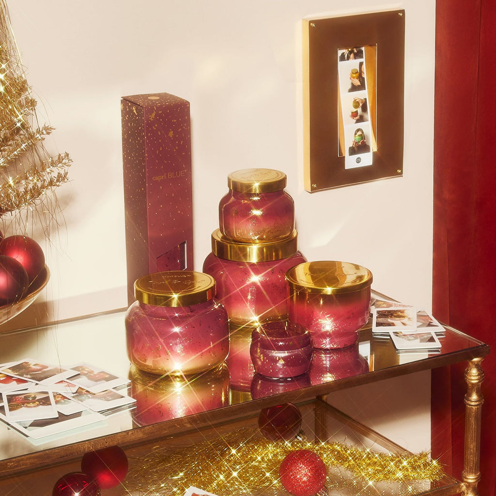 Tinsel & Spice Glimmer Inverted Candle