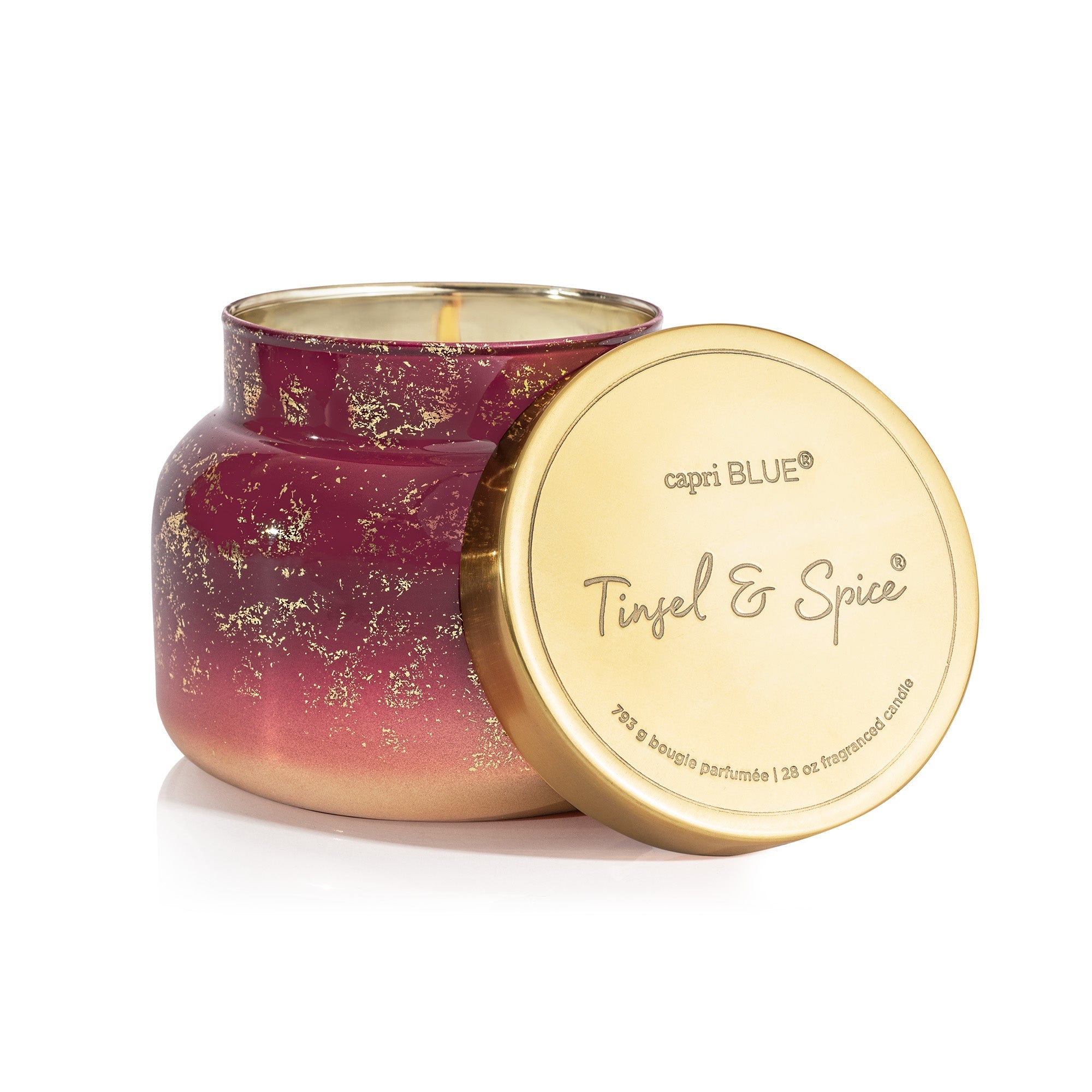 Tinsel & Spice Glimmer Oversized Candle