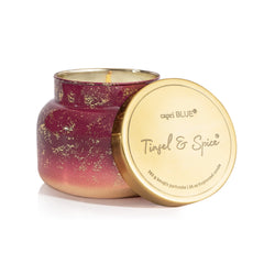 Tinsel & Spice Glimmer Oversized Candle