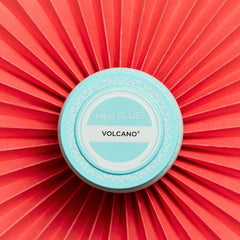 Volcano Aqua Printed Travel Tin Candle