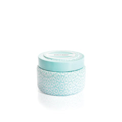 Volcano Aqua Printed Travel Tin Candle