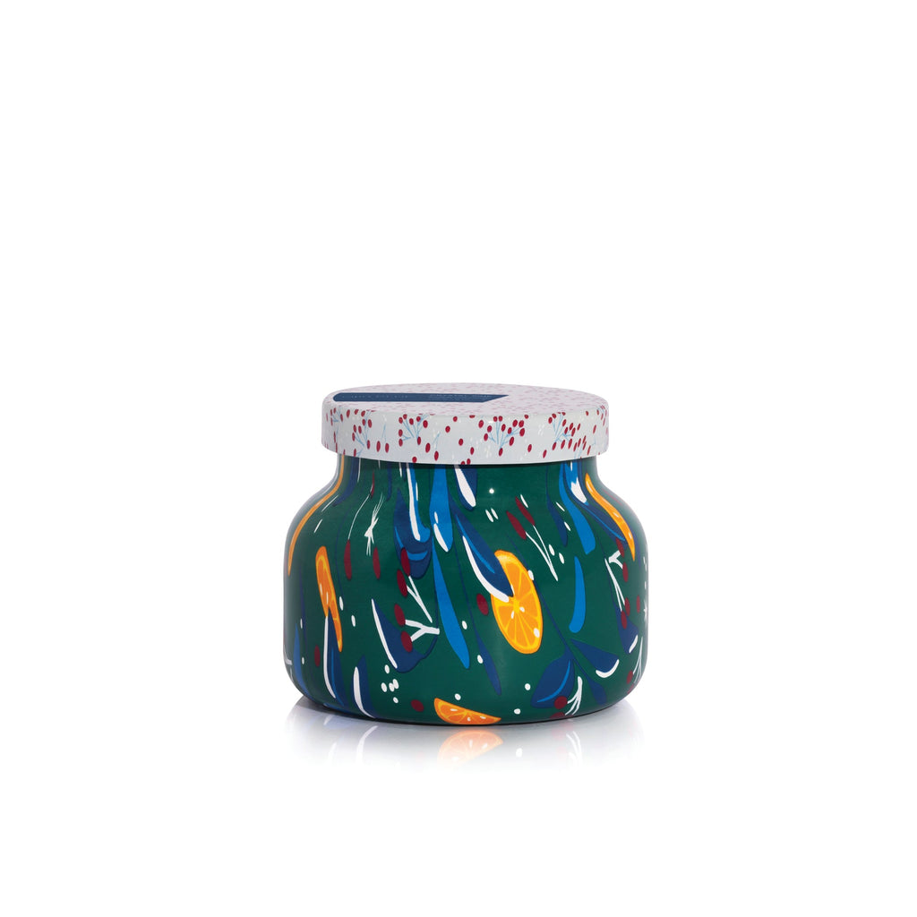 Volcano Holiday Pattern Play Petite Candle