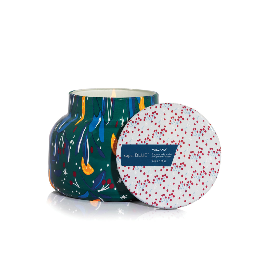 Volcano Holiday Pattern Play Signature Candle