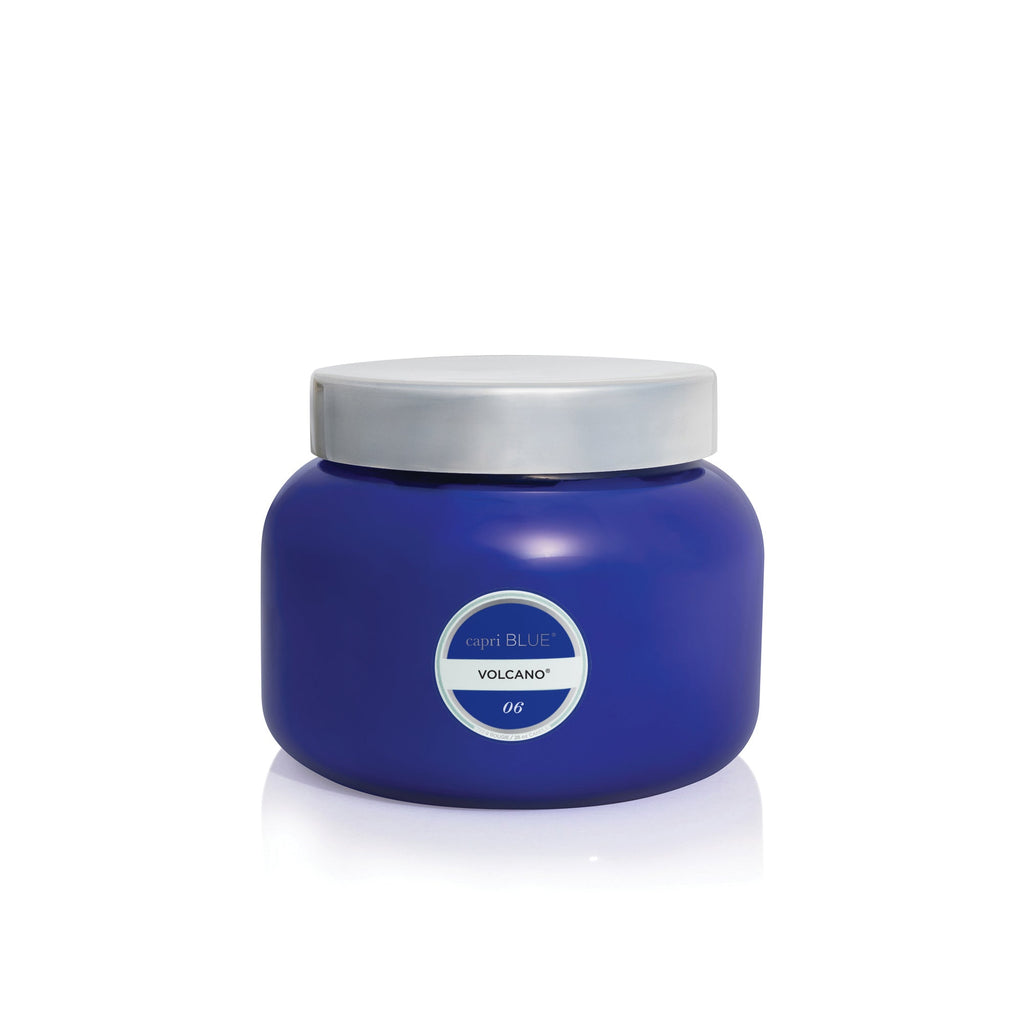 Volcano Blue Oversized Candle