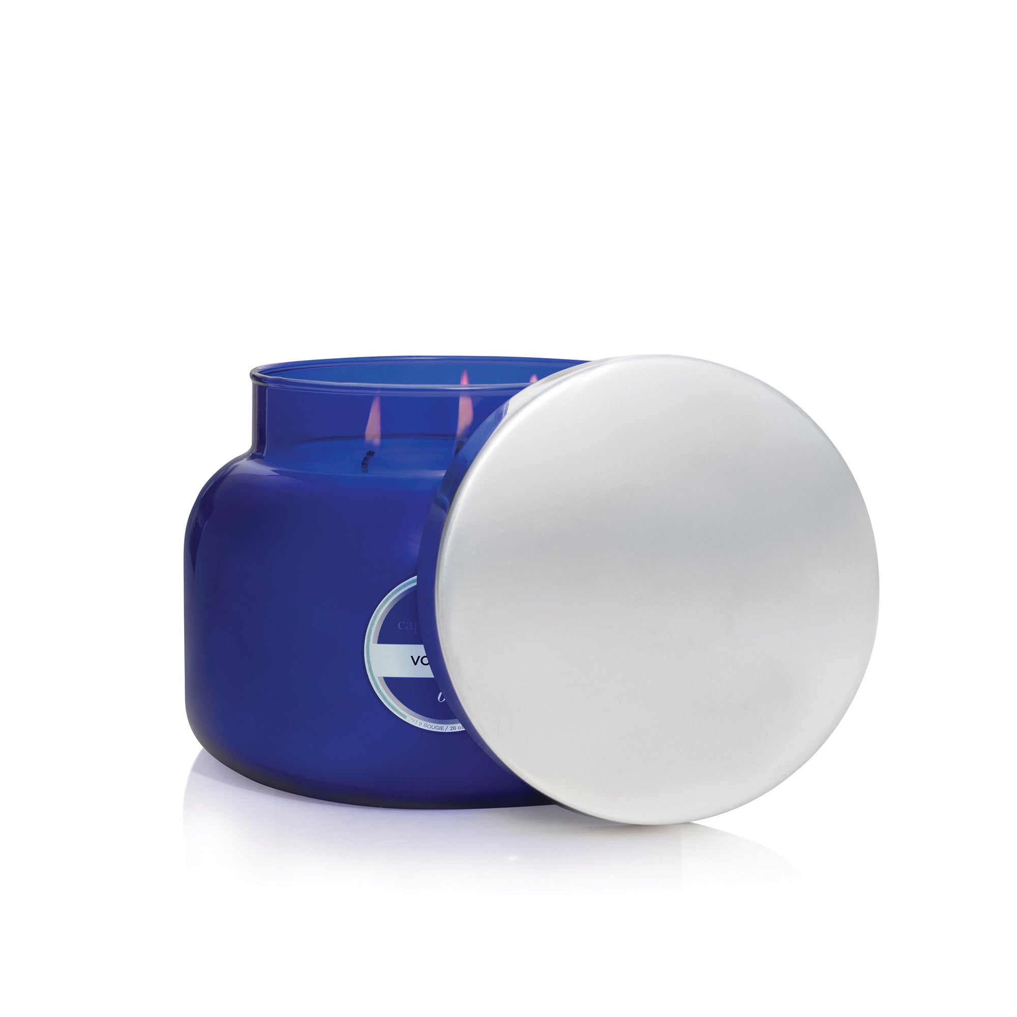 Volcano Blue Oversized Candle