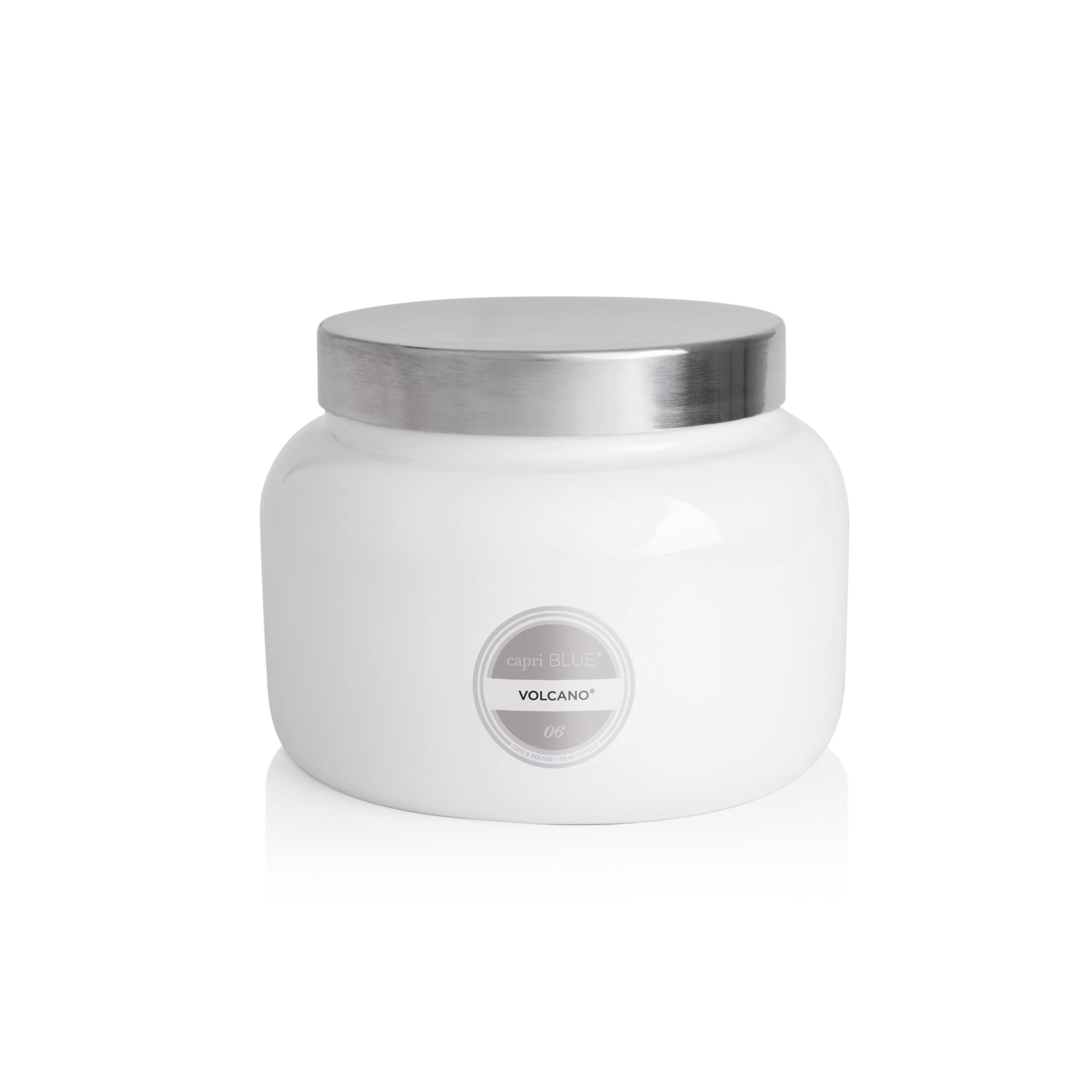 Volcano White Oversized Candle
